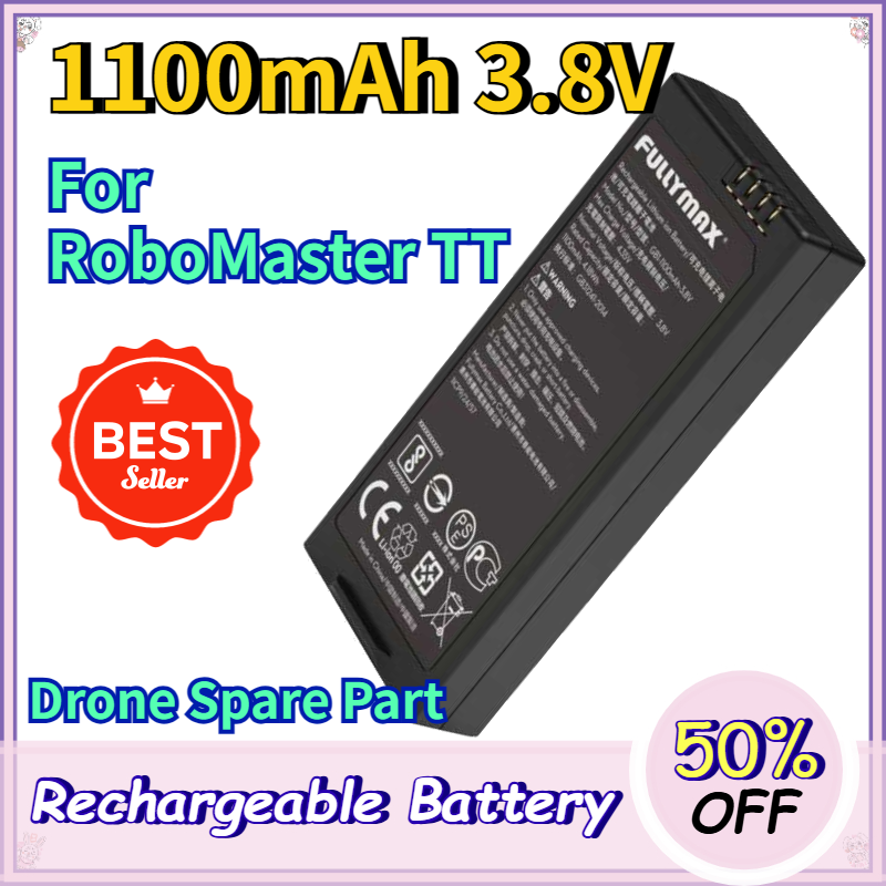 Drone Battery Li-Ion - 1100mAh 3.8V High-Quality Flight Battery for