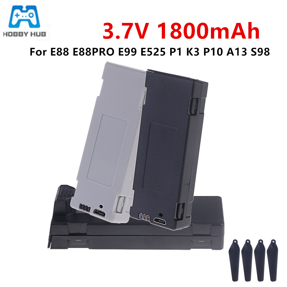 Drone Battery Lipo - For E88 Battery Rechargeable Battery 3.7V