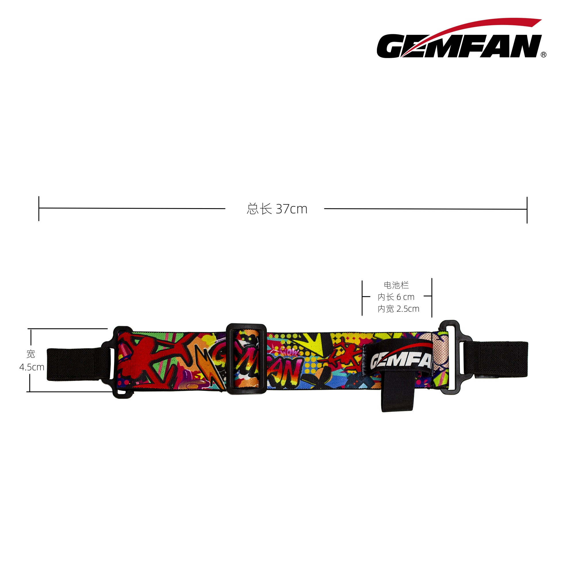 GEMFAN GOGGLE Battery Strap FP - đánh giá và giá Drone Battery Strap