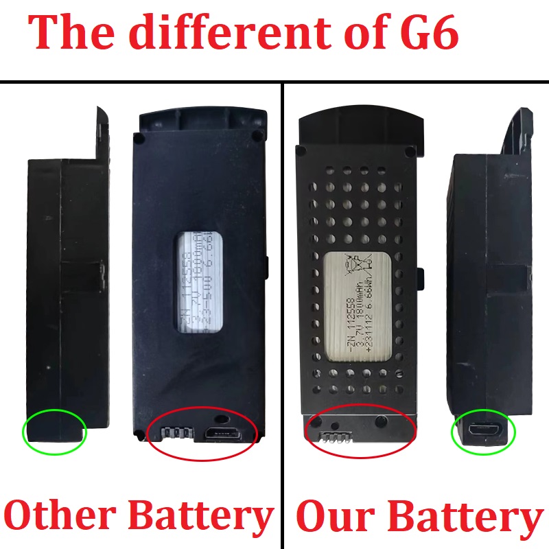 Q6 Drones Battery 3.7V 3000mAh - đánh giá và giá Drone Battery Li-Ion