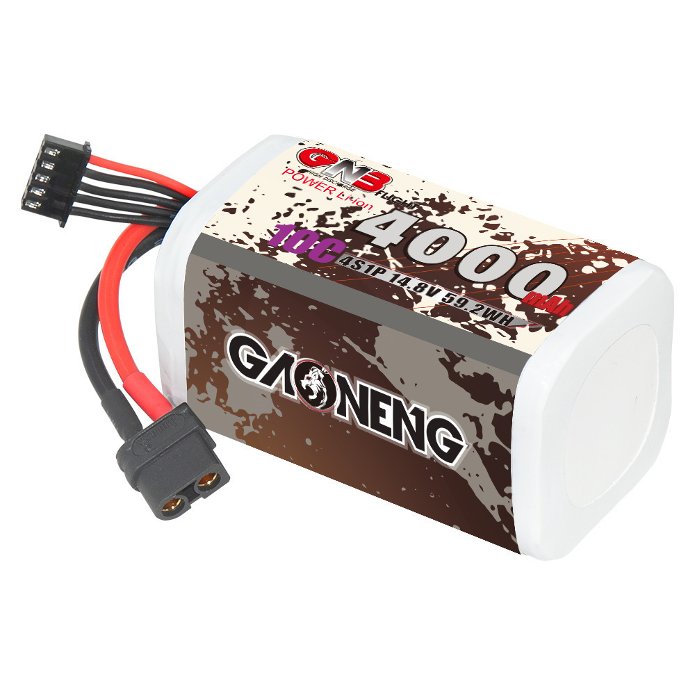 GNB 4000mAh 4S 14.8V 10C 20C W - đánh giá và giá Drone Battery Connector