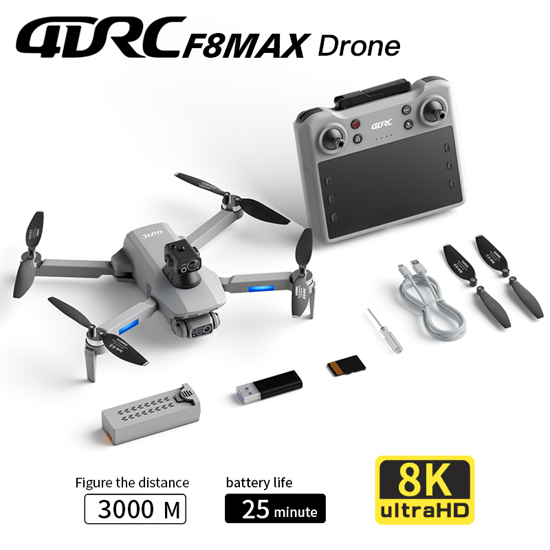 F8 MAX GPS Drone Professional  - đánh giá và giá Drone Battery Box